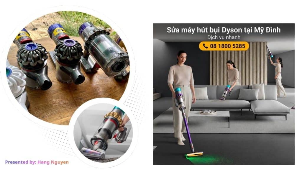 Sửa máy hút bụi Dyson Mỹ Đình